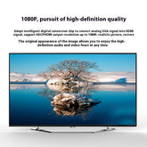 VGA To HDMI Adapter Cable With Audio Power Supply 1080p Plug And Play